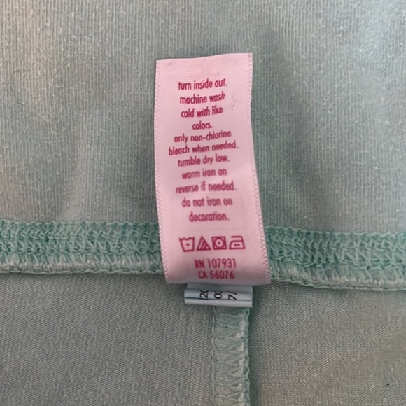 SOLD - 💎RARE💎 Justice Girls Color-Dipped Tie Dye Blue Ombre Leggings - Picture 9 of 9